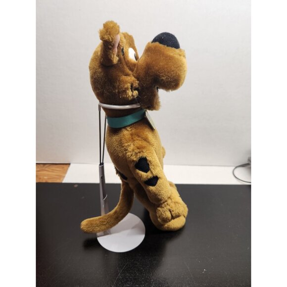 Scooby-Doo Plush 12" Vintage Brown Stuffed Cartoon Dog With Blue Collar & SD Tag - Picture 5 of 10